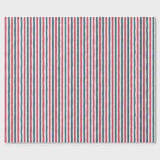 Cosmic Bloom Stripes Geschenkpapier