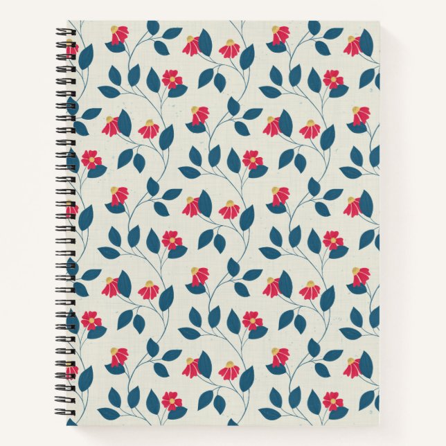 Cosmic Bloom Trailing Notizbuch (Vorderseite)