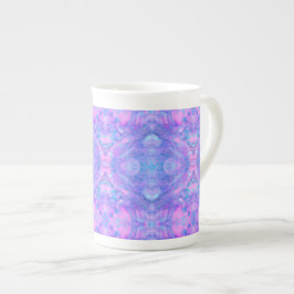 Cosmic Boho Pattern - Orientalische Fantasie Abstr Prozellantasse