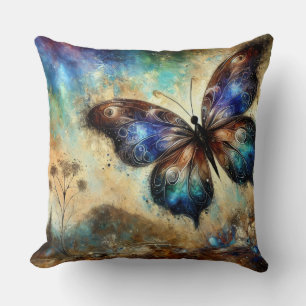 Cosmic Butterfly Fantasy Artwork Kissen