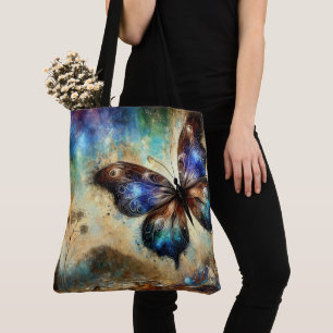 Cosmic Butterfly Fantasy Artwork Tasche