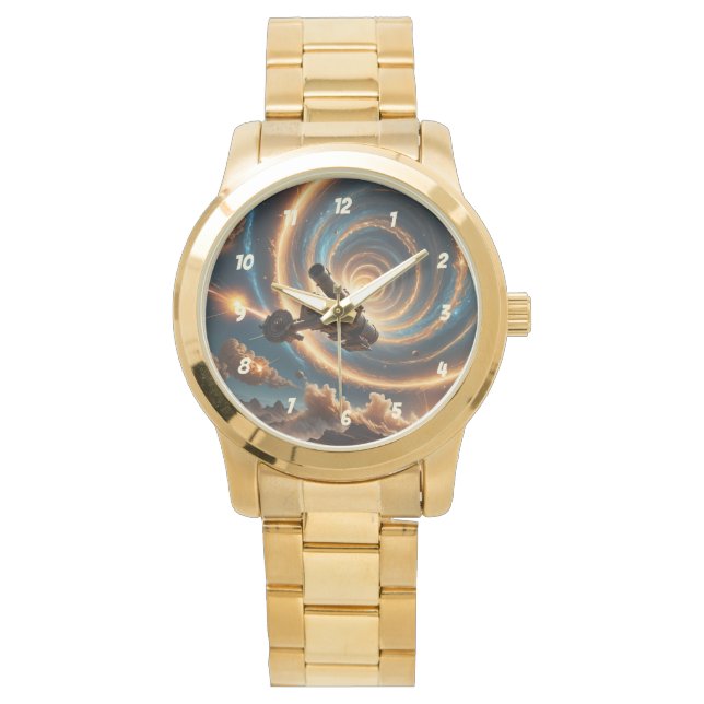 Cosmic Cannon Chaos Armbanduhr (Vorderseite)