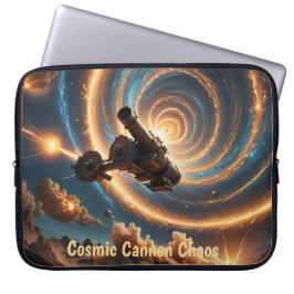 Cosmic Cannon Chaos Laptopschutzhülle