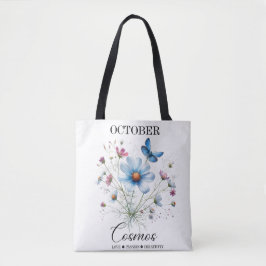 Cosmic Carry • October Birth Flower Tote Bag of Lo Tasche