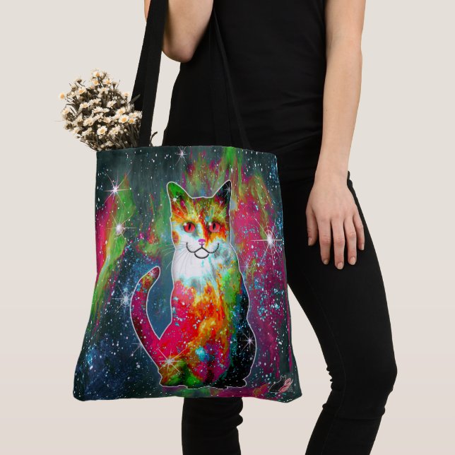 Cosmic Cat Omega Tasche (Von Nahem)