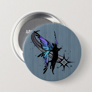 Cosmic Cat Star Button