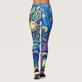 Cosmic Christmas Tree Leggings