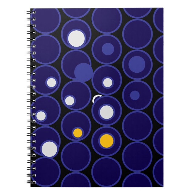 Cosmic Circle Spiral Notebook Notizblock (Vorderseite)