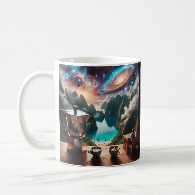 Cosmic Coffee Morning Kaffeetasse (Links)