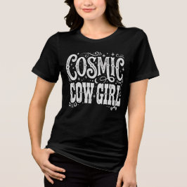 Cosmic Cowgirl-Shirt Southern Vibes Western-Tee Tri-Blend Shirt
