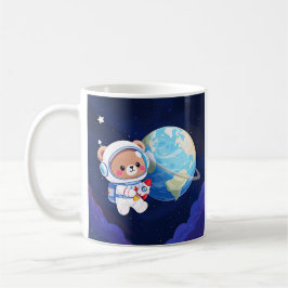 Cosmic Cuddle Astronaut Bear Kaffeetasse