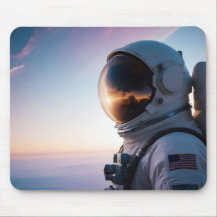 Cosmic Double Exposure Space Infinity Universe Art Mousepad
