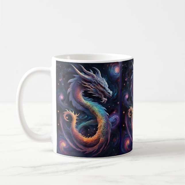 cosmic dragon coffee mug kaffeetasse (Links)