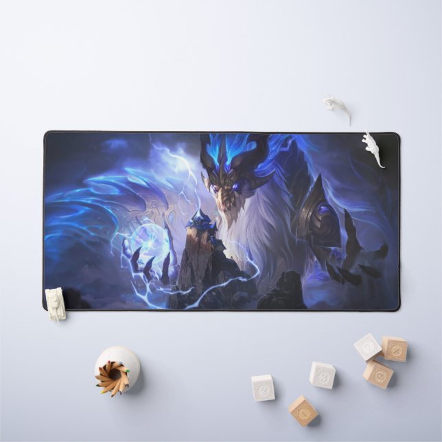 Cosmic Dragon Gaming Desk Mat | Personnalisable  (Tableau pour enfants)