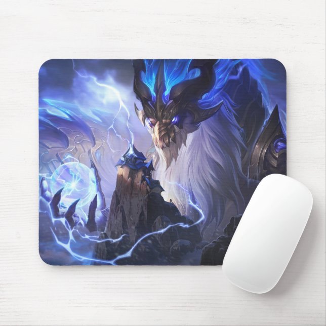 Cosmic Dragon Gaming Mousepad | Personalisierbar (Mit Mouse)