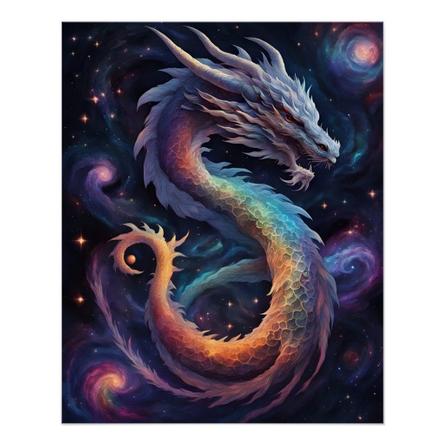 cosmic dragon poster (Vorderseite)