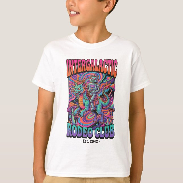 Cosmic Dragon Rider T-Shirt (Vorderseite)