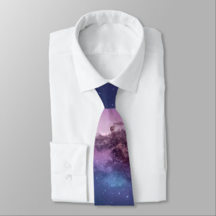 Cosmic Dreamscape Print (KI) Krawatte