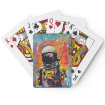 Cosmic Explorer #2, Pop=Art Astronautenspielkarte