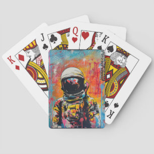 Cosmic Explorer #2, Pop=Art Astronautenspielkarte Spielkarten