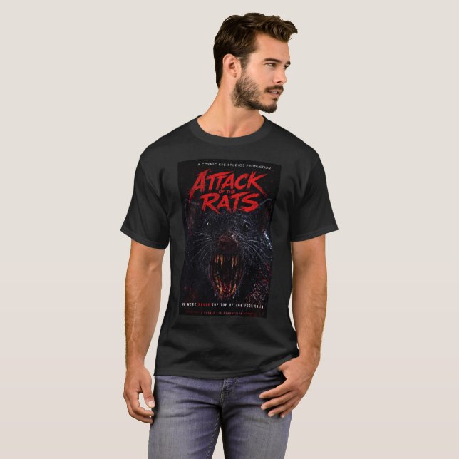 Cosmic Eye™ – Attack of the Rats “Predator” T-Shirt (Vorne ganz)