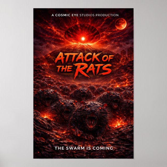 Cosmic Eye™ — The Swarm Is Coming  Poster (Vorne)