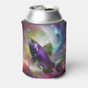 Cosmic Fish Fish AI Fantasy Digital Art Print Dosenkühler