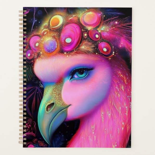 Cosmic Flamingo Queen Planer (Vorderseite)