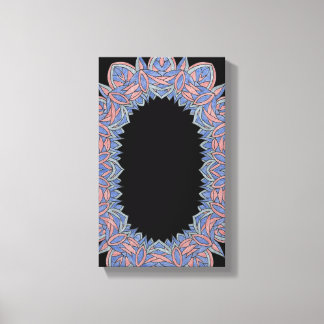 Cosmic Flow  Abstract Galaxy-Inspired Canvas Leinwanddruck