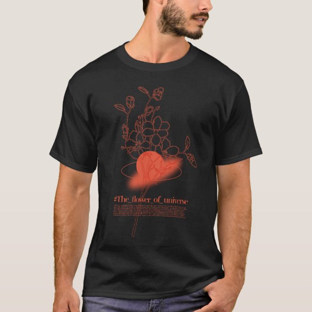 Cosmic Flower T-Shirt (Vorderseite)