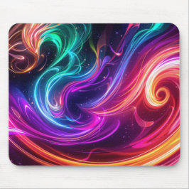 Cosmic Flowing Swirls Mousepad