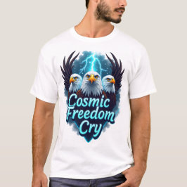 Cosmic Freedom Cry — Triple Eagle Lightning Tee