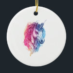 Cosmic Galaxy Unicorn (1) Keramik Ornament<br><div class="desc">Cosmic Galaxy Unicorn (1)</div>