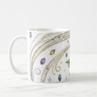 Cosmic Growth Nature Plant with Roots and Stars  Kaffeetasse
