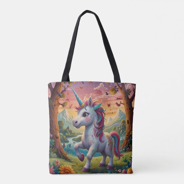 Cosmic Guardian Unicorn  Tasche (Rückseite)