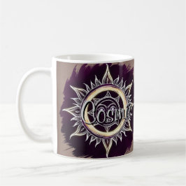 Cosmic Harmony Sun & Moon Design Kaffeetasse