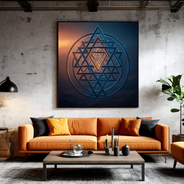 Cosmic Harmony: The Eternal Emblem Poster (Von Creator hochgeladen)