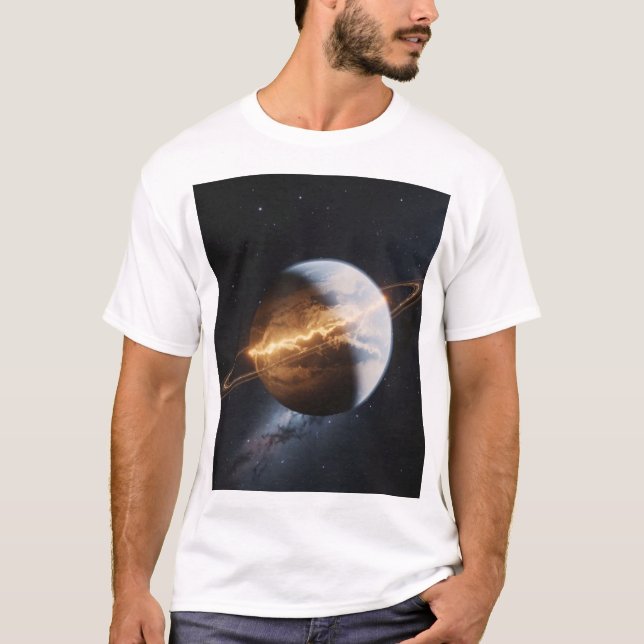 Cosmic healing -- space view  T-Shirt (Vorderseite)