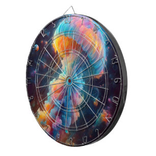 Cosmic Jellyfish Artwork Dartscheibe