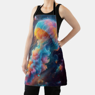 Cosmic Jellyfish Artwork Schürze