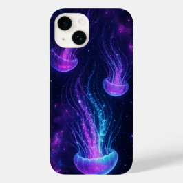 Cosmic Jellyfish Space Aesthetic iPhone Case