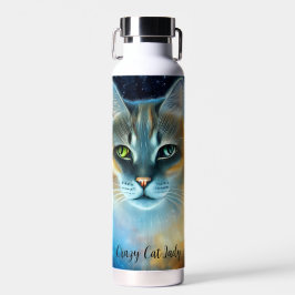 Cosmic Kitty Monogram Trinkflasche