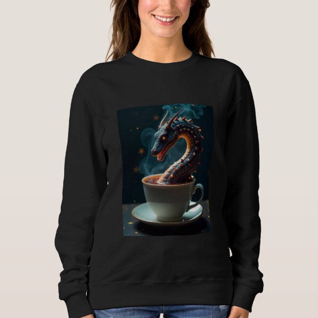 Cosmic Kraken Teacup Mystical Hoodie Design  (Vorderseite)