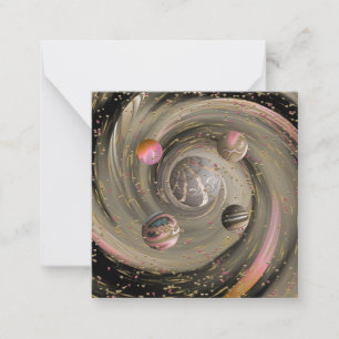 Cosmic-Liebe-Galaxy-Note-Karte Mitteilungskarte