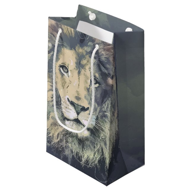COSMIC LIKING | Custom Gift Bag Kleine Geschenktüte (Vorderseite Schrägansicht)