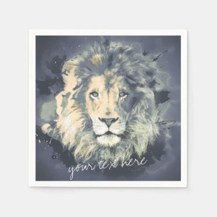 COSMIC LION KING Serviettes en papier à cocktail