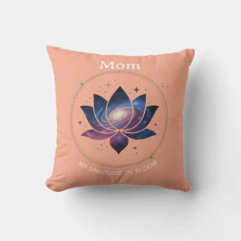 Cosmic Lotus Flower Mom Bloom Kissen