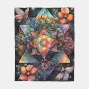 Cosmic Mandala Fleecedecke