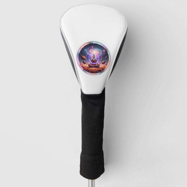 Cosmic Meditator Golf Head Cover Headcover (Vorderseite)