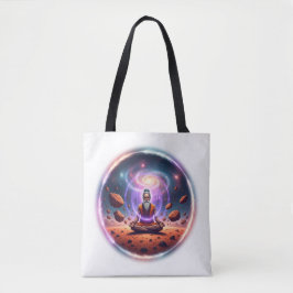 Cosmic Meditator Tote Bag - Spiritual Galaxy Tasche
